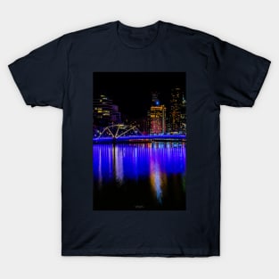 Seafarer's Bridge, Melbourne Docklands, Victoria, Australia T-Shirt